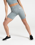 Cosmic Seamless Shorts / Teal Ombre-Shorts-Womens