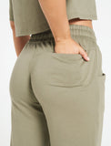Ease Joggers / Olive-Joggers & Bottoms-Womens