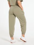 Ease Joggers / Olive-Joggers & Bottoms-Womens