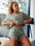 Ease Shorts / Olive-Shorts-Womens