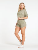 Ease Shorts / Olive-Shorts-Womens