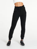 Iconic Fleece Joggers / Black-Joggers & Bottoms-Womens