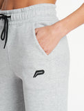 Iconic Fleece Joggers / Heather Grey-Joggers & Bottoms-Womens