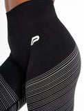 Impulse Seamless Leggings / Black-Leggings & Bottoms-Womens