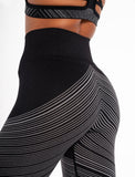 Impulse Seamless Leggings / Black-Leggings & Bottoms-Womens