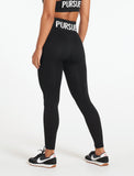 Lounge Seamless Leggings / Black-Leggings & Bottoms-Womens
