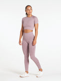 Lounge Seamless Leggings / Lavender Marl-Leggings & Bottoms-Womens