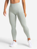 Womens-Lounge Seamless Leggings / Sage Green