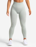 Womens-Lounge Seamless Leggings / Sage Green