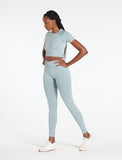 Lounge Seamless Leggings / Sky Blue-Leggings & Bottoms-Womens