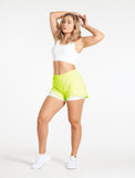 Pace Running Shorts / Volt Yellow-Shorts-Womens