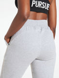 Select Bottoms / Grey Marl-Joggers & Bottoms-Womens