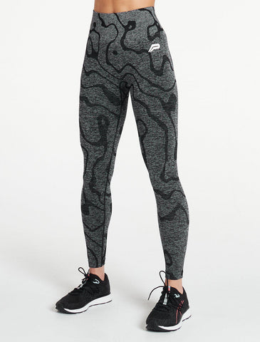 Sustainable Seamless Leggings / Black-Leggings & Bottoms-Womens