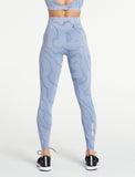 Sustainable Seamless Leggings / Blue-Leggings & Bottoms-Womens