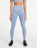 Sustainable Seamless Leggings / Blue-Leggings & Bottoms-Womens