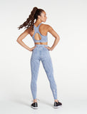 Sustainable Seamless Leggings / Blue-Leggings & Bottoms-Womens