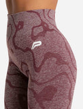 Womens-Sustainable Seamless Leggings / Burgundy