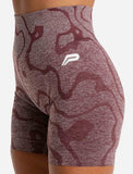 Womens-Sustainable Seamless Shorts / Burgundy