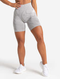 Womens-Sustainable Seamless Shorts / Cloud Grey