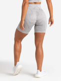 Womens-Sustainable Seamless Shorts / Cloud Grey