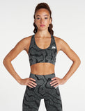 Sustainable Seamless Sports Bra / Black-Sports Bras-Womens