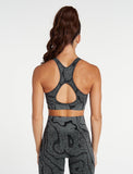Sustainable Seamless Sports Bra / Black-Sports Bras-Womens