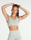Sustainable Seamless Sports Bra / Sage Green-Sports Bras-Womens